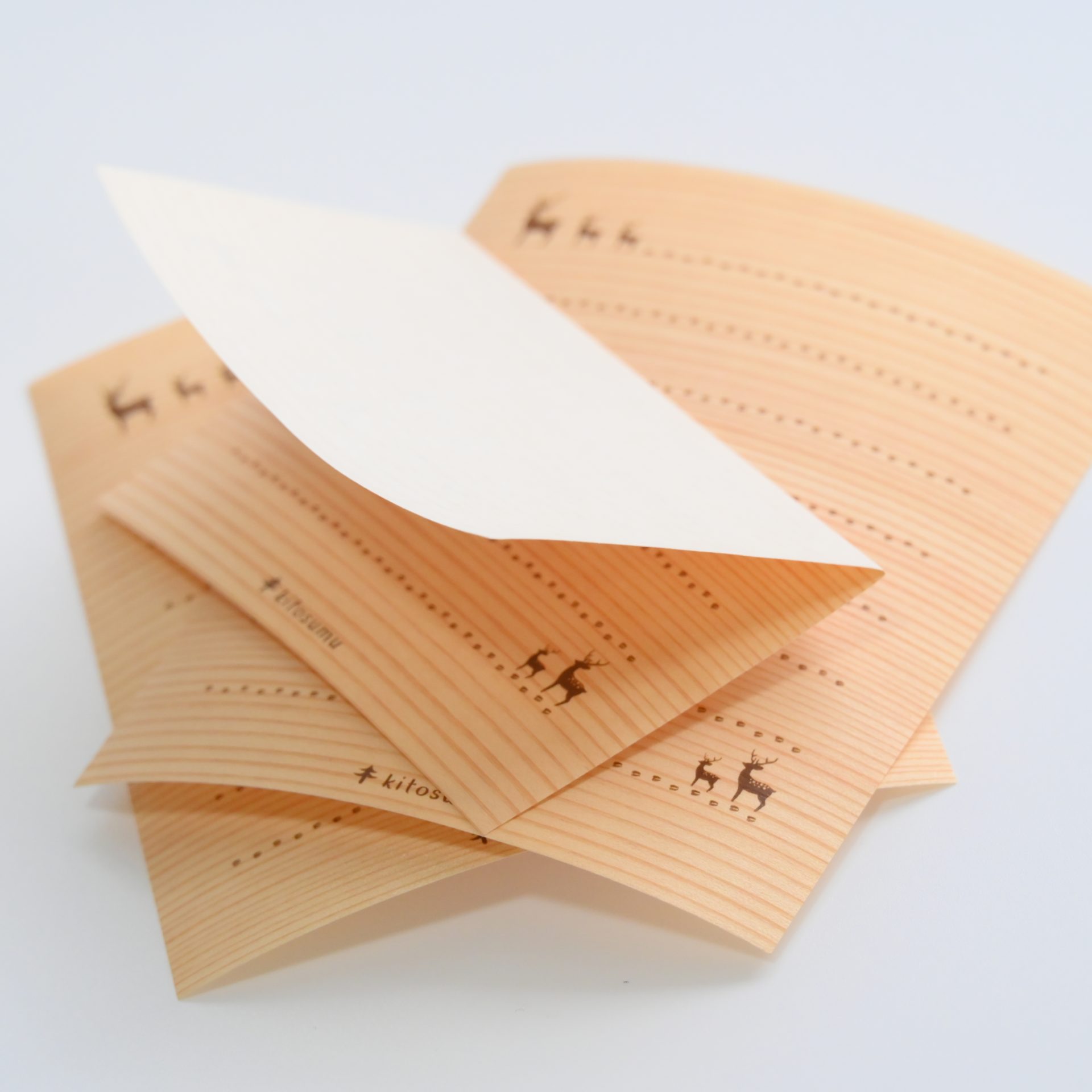 吉野杉の便箋(折れる)